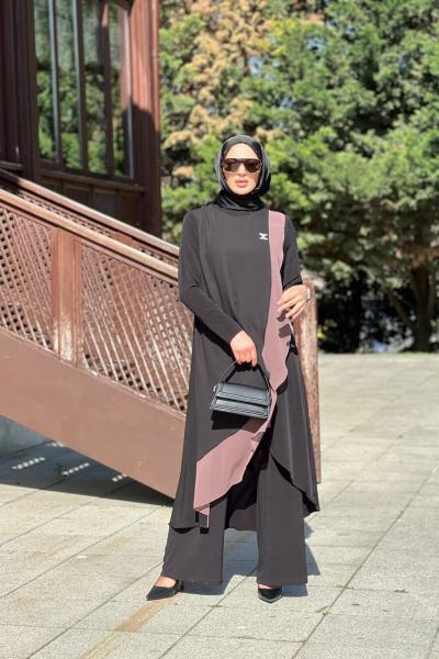 3458 Sündüs Takım Siyah