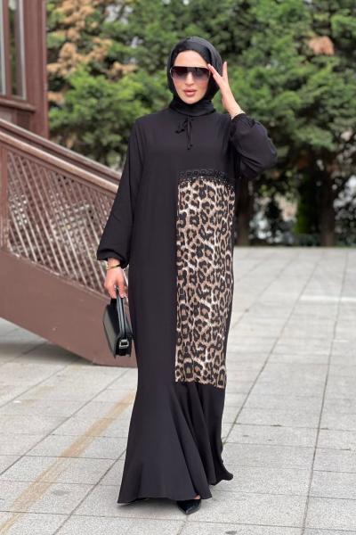 3463 Zülal Elbise Siyah