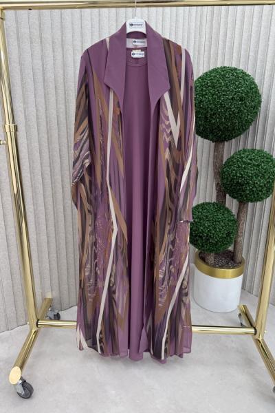 3486 Sale Elbise Takım pudra