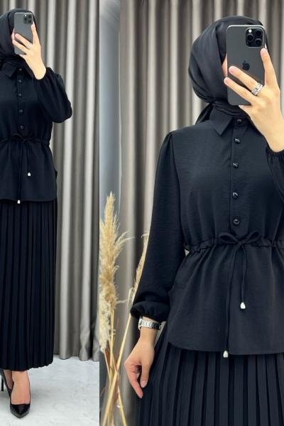 3489 Eftel Etekli Takım Siyah