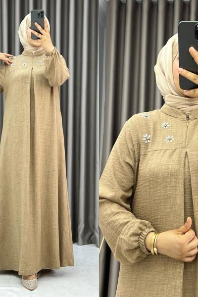 3510 Medy A Pile Elbise Vizon