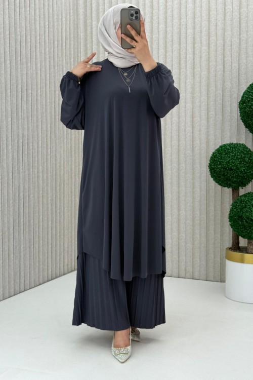 3922 Suzan Piliseli Pantolonlu Takım