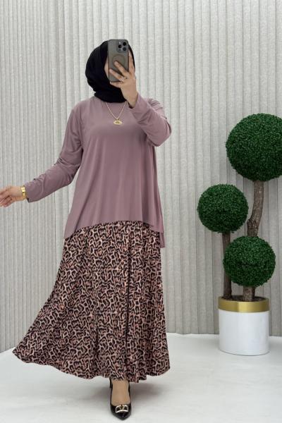 3928 kuzey leopar etekli takım