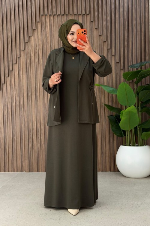 Aslı Oysho Ceketli Elbise Takım