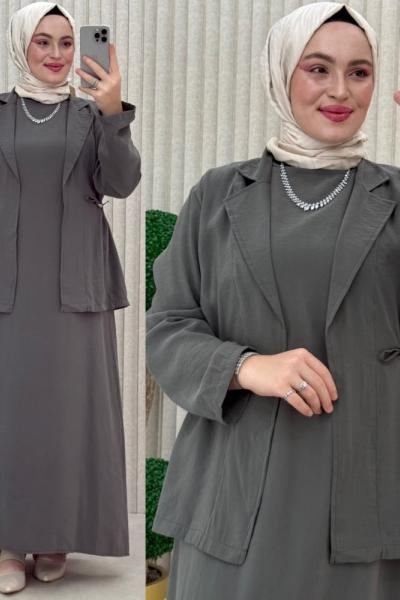Gülsüm ceketli Elbise takım