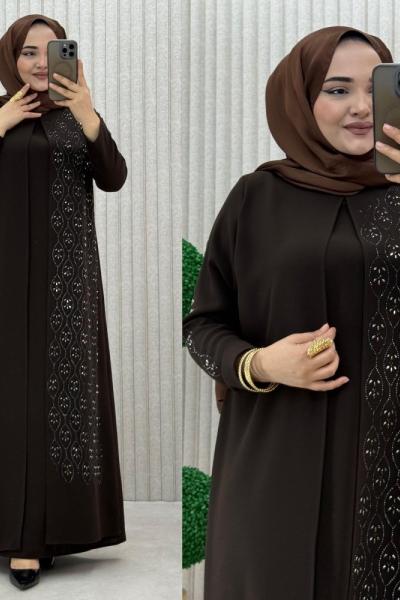 Hanedan Kapaklı Abiye Elbise