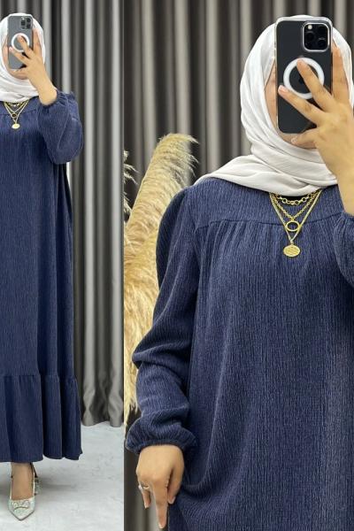 Müjgan Elbise Lacivert