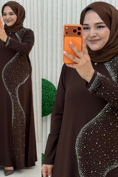 Nora Taş İşlemeli Elbise
