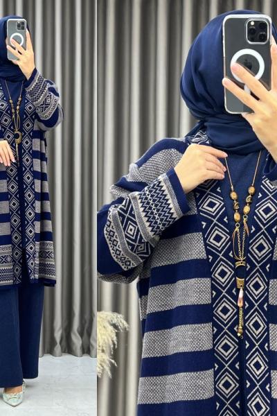 Sabahat 3 Lü Triko Takım