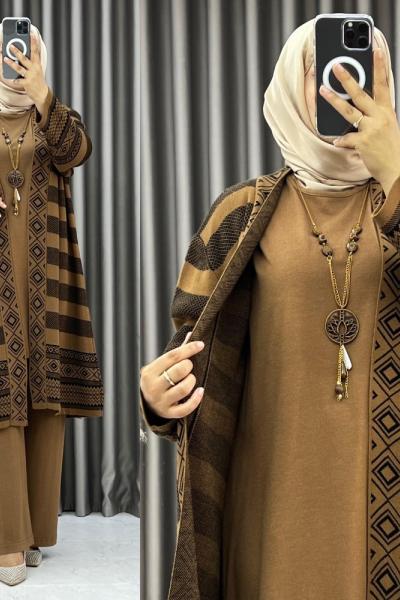 Sabahat 3 Lü Triko Takım