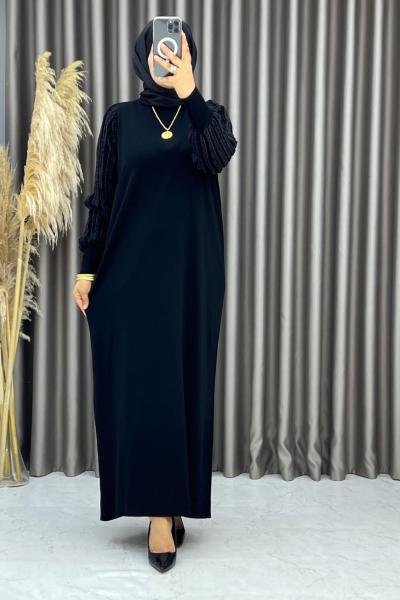 Sarmaşık Elbise Siyah