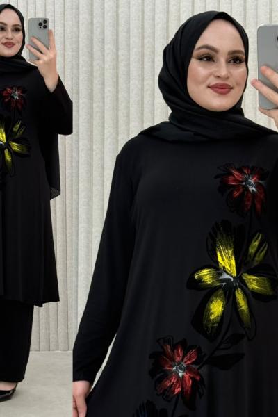 Sonay çiçekli takım
