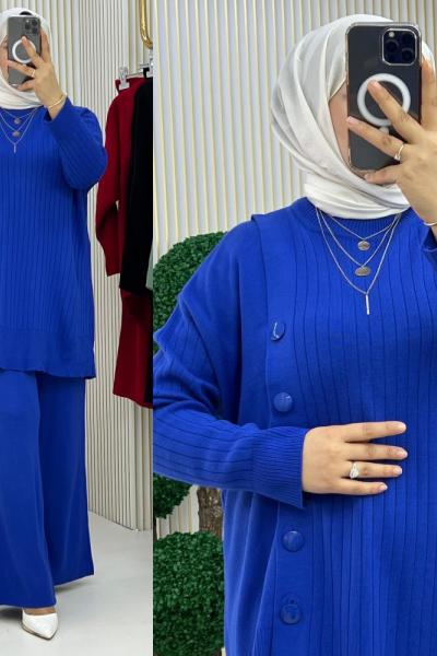 Süheyla Düğmeli Takım