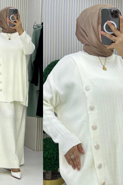 Süheyla Düğmeli Takım