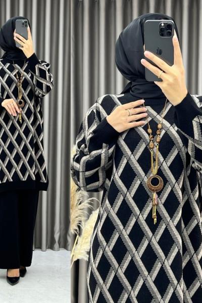 Umay Triko Takım Siyah