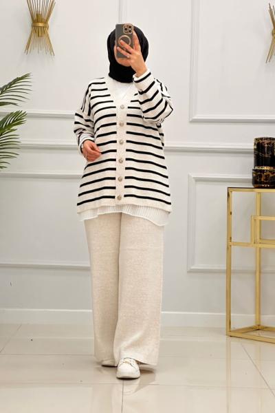 AYSİMA TRİKO TAKIM-KREM