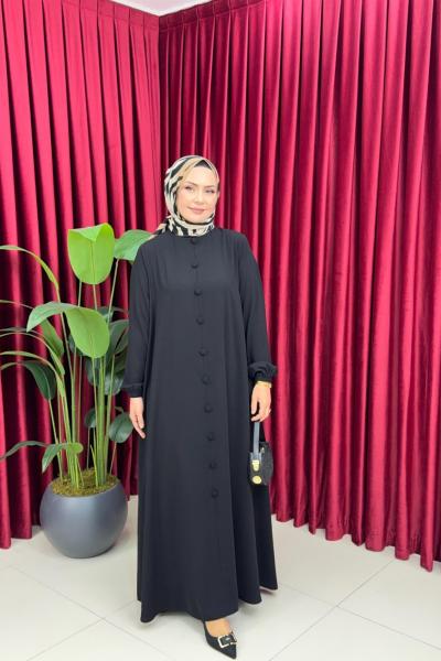 BİHTER ELBİSE - SİYAH