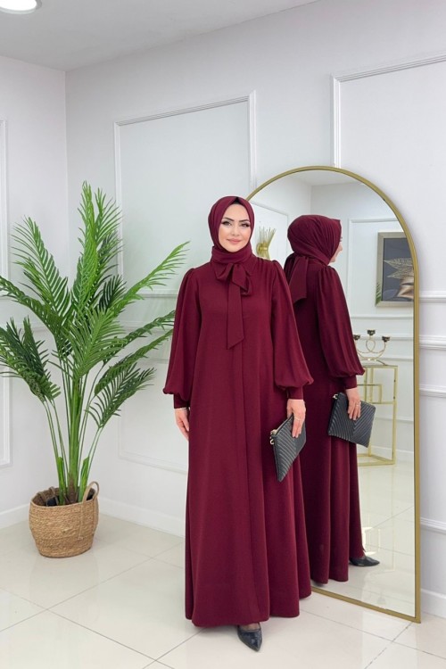 DURU ELBİSE-BORDO