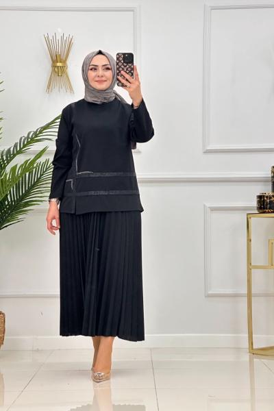 ESRA ETEKLİ TAKIM-SİYAH