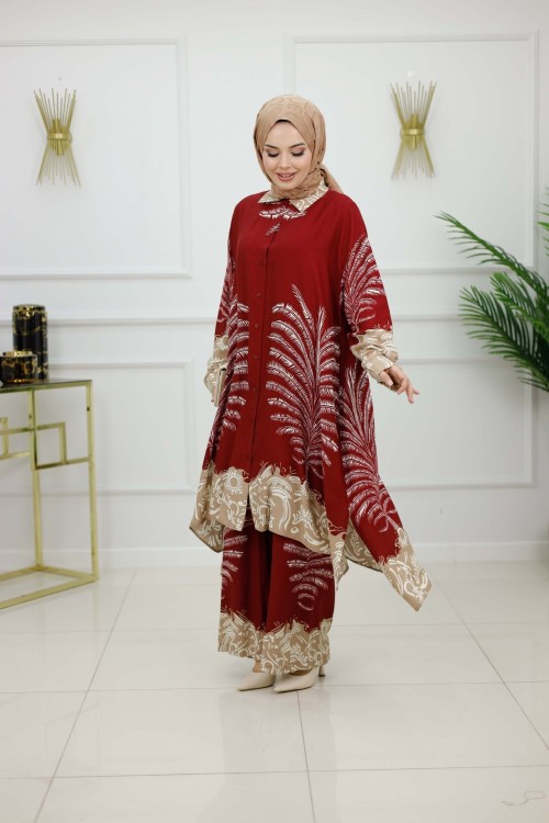 GAMZE VİSKON TAKIM-BORDO
