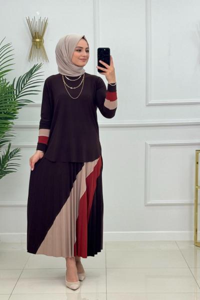 Gökkuşağı Etekli Takım