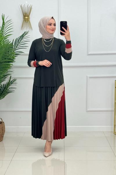 Gökkuşağı Etekli Takım