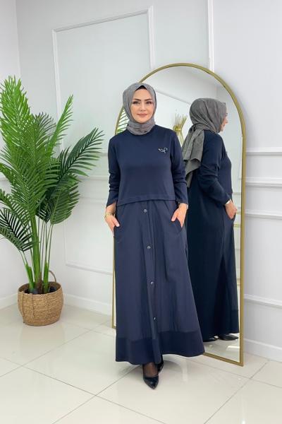 GÜLŞEN ELBİSE - ANTRASİT