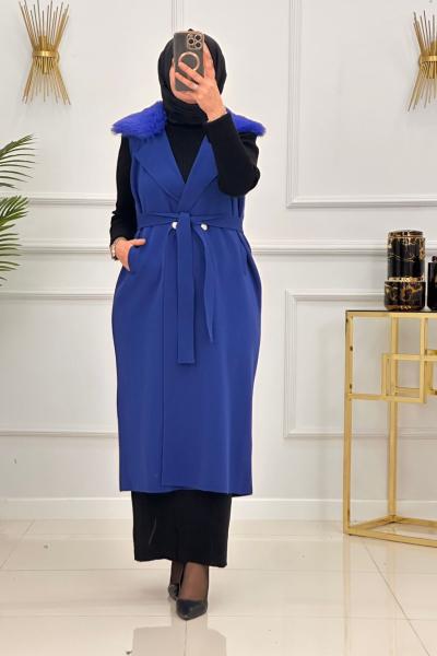 HAYAL YELEK-SAKS MAVİ