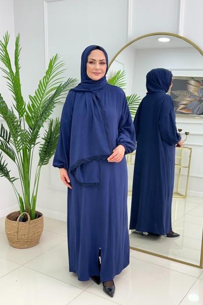 MEDİNE FERACE - LACİVERT