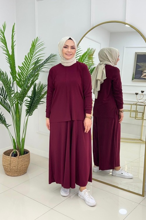 MELODİ SANDY TAKIM - BORDO