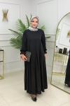 MERVE ELBİSE-SİYAH