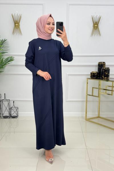 SEDA ELBİSE -LACİVERT