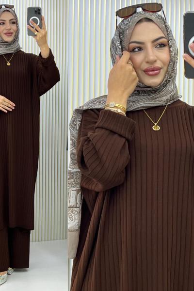3316 Mısra Büyükbeden Takım Kahve