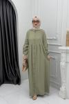 Ahu Elbise Mint Yeşili