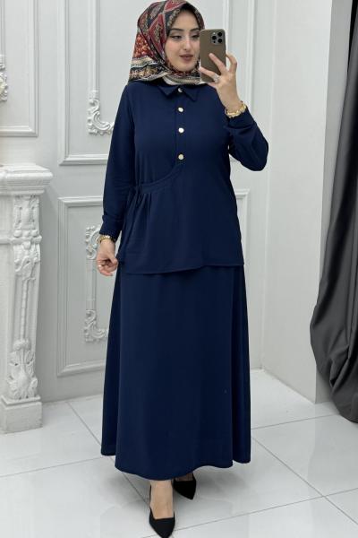 Buket Etekli Takım Lacivert