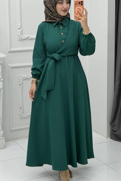 Damla Elbise Zümrüt