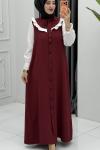 Matmazel Elbise Bordo