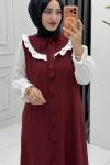 Matmazel Elbise Bordo