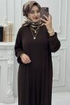 Sıla Elbise Acı Kahve