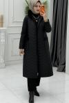 Zehra Şişme Mont Siyah